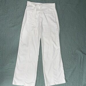 Hudson - Tie Waist Pin Tucked Trouser Pants  Size 28
